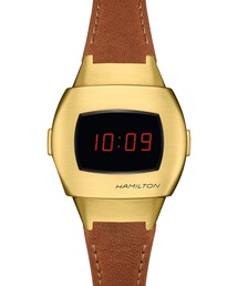 HAMILTON（ハミルトン）の「HAMILTON [ハミルトン] 腕時計 American Classic （アメリカン クラシック） PSR 74 クオーツ 25.6x30.9mm ブラック×ブラウン（アナログ腕時計）」