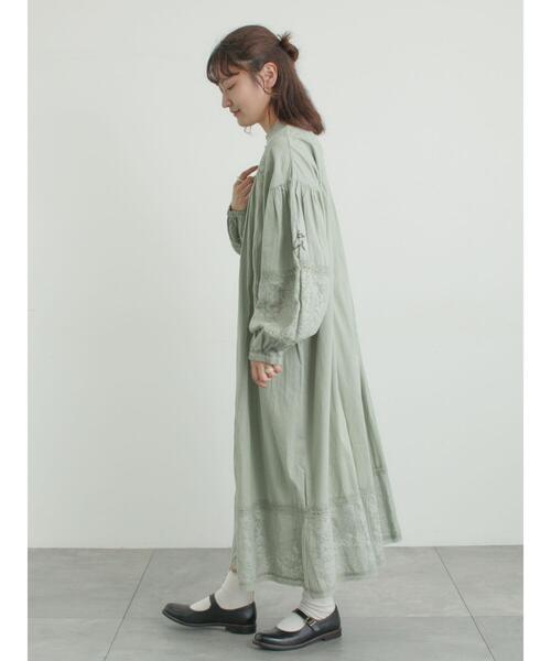 WEB限定 Sサイズ】ランダム刺繍レース切替ワンピース（ワンピース