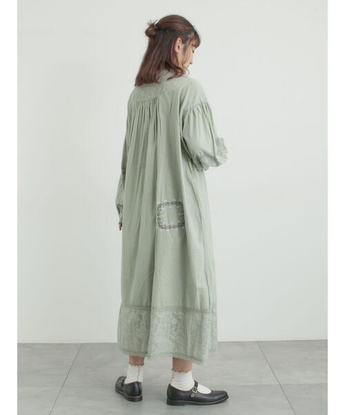 WEB限定 Sサイズ】ランダム刺繍レース切替ワンピース（ワンピース