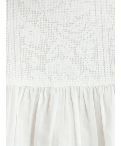 TSUHARU by Samansa Mos2(ツハルバイサマンサモスモス)の「【WEB限定 Sサイズ】ランダム刺繍レース切替ワンピース(ワンピース・レディース・オフホワイト/チャコールグレー/ミント・S/M)」の12枚目の写真