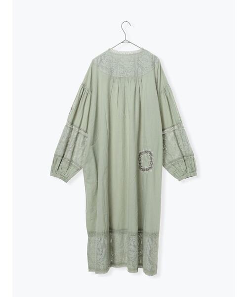 TSUHARU by Samansa Mos2(ツハルバイサマンサモスモス)の「【WEB限定 Sサイズ】ランダム刺繍レース切替ワンピース(ワンピース・レディース・オフホワイト/チャコールグレー/ミント・S/M)」の16枚目の写真