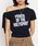 LAGUA GEM�i���O�A�W�F���j�́uSHOULDER RIBBON PRINT �g�b�v�X�iT�V���c/�J�b�g�\�[�j�v�b�u���b�N