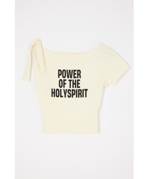 LAGUA GEM(ラグアジェム)の「SHOULDER RIBBON PRINT トップス(Tシャツ/カットソー・レディース・カーキ/ブラック/アイボリー・FREE)」の22枚目の写真