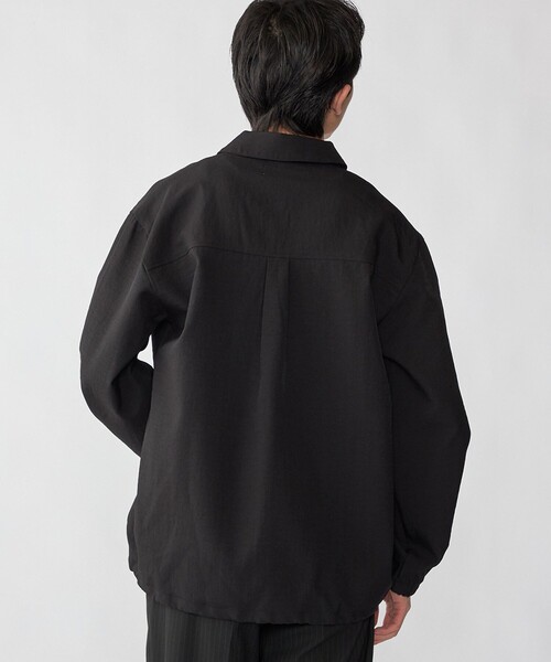 City Ambient Products(シティアンビエントプロダクツ)の「City Ambient Products: Cityform カルゼ テック ポロシャツ(ポロシャツ・メンズ・チャコールグレー/ブラック・SMALL/LARGE/MEDIUM)」の9枚目の写真