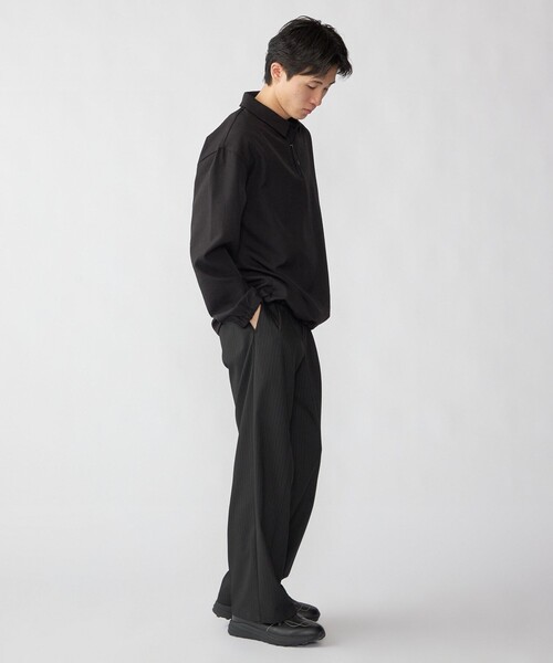 City Ambient Products(シティアンビエントプロダクツ)の「City Ambient Products: Cityform カルゼ テック ポロシャツ(ポロシャツ・メンズ・チャコールグレー/ブラック・SMALL/LARGE/MEDIUM)」の7枚目の写真
