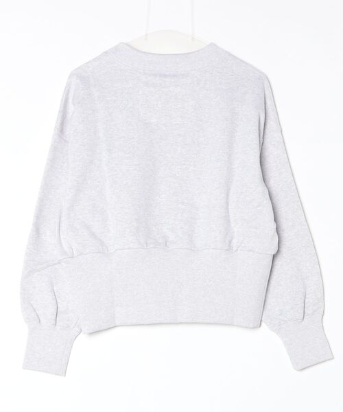 ROBES&CONFECTIONS(ローブスコンフェクションズ)の「Robes&Confections/ローブス&コンフェクションズ/ヴィンテージドライ裏毛LSクルーネック(スウェット・レディース・チャコールグレー/ホワイト・1)」の3枚目の写真