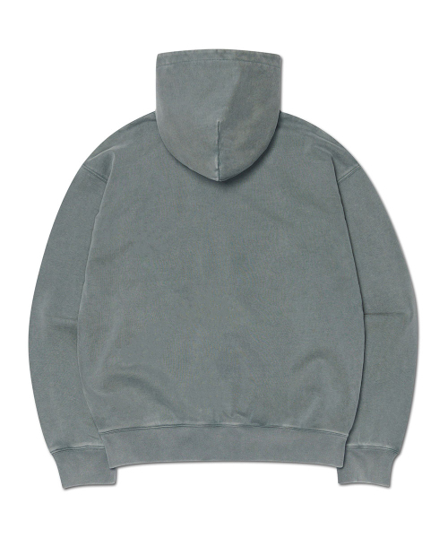 NOMANUAL（NOMANUAL）の「R.P LAYER HOODED ZIP-UP - WASHED GRAY（パーカー・レディース・その他・LARGE/SMALL/MEDIUM/X-LARGE）」の2枚目の写真