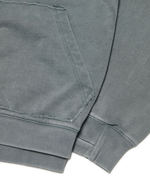 NOMANUAL（NOMANUAL）の「R.P LAYER HOODED ZIP-UP - WASHED GRAY（パーカー・レディース・その他・LARGE/SMALL/MEDIUM/X-LARGE）」の5枚目の写真