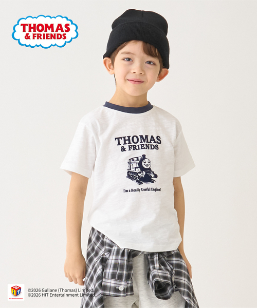 minimal(ミニマル)の「【きかんしゃトーマス】アソートプリント半袖Tシャツ(Tシャツ/カットソー・キッズ・ブルー/レッド/グリーン・120cm/110cm/100cm/90cm)」の3枚目の写真