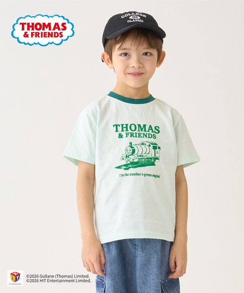 minimal(ミニマル)の「【きかんしゃトーマス】アソートプリント半袖Tシャツ(Tシャツ/カットソー・キッズ・ブルー/レッド/グリーン・120cm/110cm/100cm/90cm)」の2枚目の写真