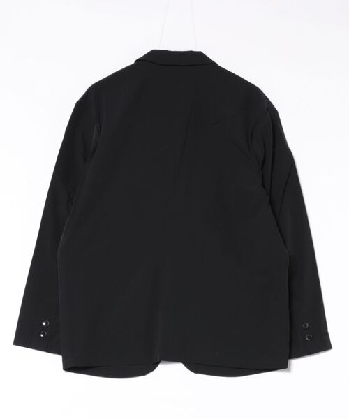 TAKA-Q（タカキュー）の「【ストレッチ ウォッシャブル 軽量 パッカブル】タカキュー ナチュラルワッシャー 2ボタン ジャケット(セットアップ可能)（セットアップ・メンズ・ブラック/グレー/ブラウン・MEDIUM/LARGE）」の4枚目の写真