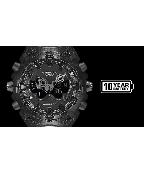 G-SHOCK（ジーショック）の「TRANSPARENT PACK / GA-V01シリーズ / GA-V01SKE-8AJF（アナログ腕時計・メンズ・ダークグレー・FREE）」の3枚目の写真