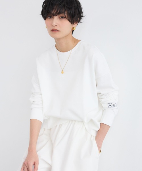BARNYARDSTORM(バンヤードストーム)の「BARNYARDSTORM / ミニ裏毛プリントロンT / マシンウォッシャブル(Tシャツ/カットソー・レディース・ホワイト/ブラウン・FREE)」の21枚目の写真