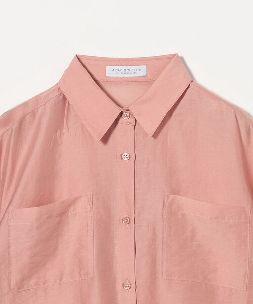 A DAY IN THE LIFE UNITED ARROWS(アデイインザライフユナイテッドアローズ)の「ダブルポケット ショートスリーブシャツ <A DAY IN THE LIFE>(シャツ/ブラウス・レディース・シャーベット・FREE)」の3枚目の写真