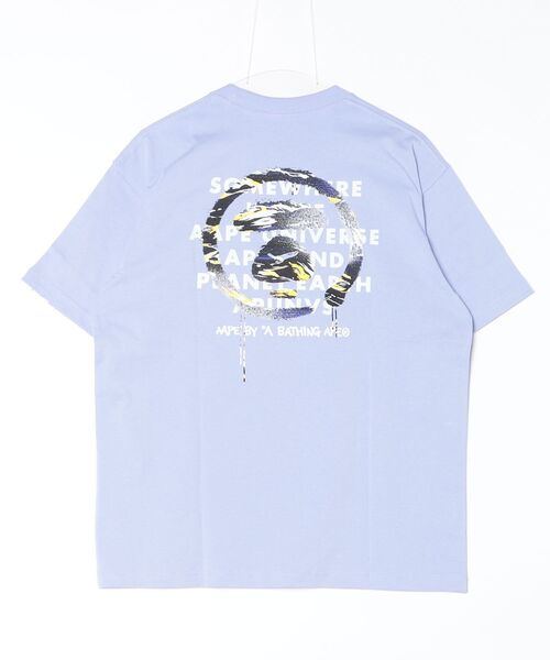 AAPE BY A BATHING APE(エーエイプバイアベイシングエイプ)の「AAPE BASIC TEE(Tシャツ/カットソー・メンズ・ライトパープル/ブラック/ホワイト・LARGE/MEDIUM/X-LARGE/XX-LARGE/SMALL)」の14枚目の写真