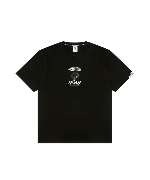 AAPE BY A BATHING APE(エーエイプバイアベイシングエイプ)の「AAPE BASIC TEE(Tシャツ/カットソー・メンズ・ライトパープル/ブラック/ホワイト・LARGE/MEDIUM/X-LARGE/XX-LARGE/SMALL)」の2枚目の写真