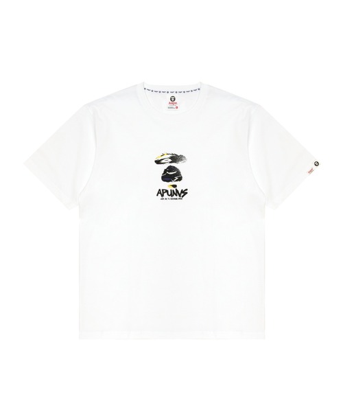 AAPE BY A BATHING APE(エーエイプバイアベイシングエイプ)の「AAPE BASIC TEE(Tシャツ/カットソー・メンズ・ライトパープル/ブラック/ホワイト・LARGE/MEDIUM/X-LARGE/XX-LARGE/SMALL)」の4枚目の写真