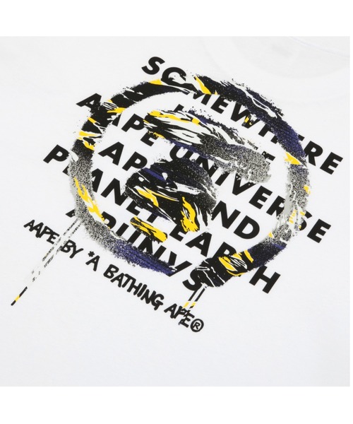 AAPE BY A BATHING APE(エーエイプバイアベイシングエイプ)の「AAPE BASIC TEE(Tシャツ/カットソー・メンズ・ライトパープル/ブラック/ホワイト・LARGE/MEDIUM/X-LARGE/XX-LARGE/SMALL)」の6枚目の写真
