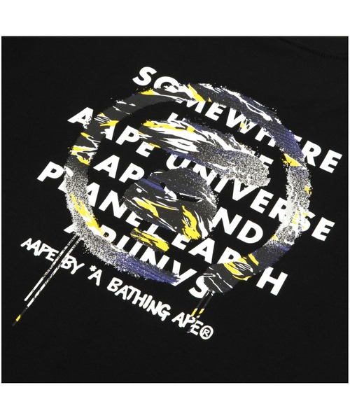 AAPE BY A BATHING APE(エーエイプバイアベイシングエイプ)の「AAPE BASIC TEE(Tシャツ/カットソー・メンズ・ライトパープル/ブラック/ホワイト・LARGE/MEDIUM/X-LARGE/XX-LARGE/SMALL)」の9枚目の写真