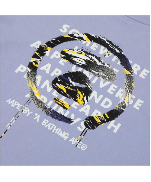 AAPE BY A BATHING APE(エーエイプバイアベイシングエイプ)の「AAPE BASIC TEE(Tシャツ/カットソー・メンズ・ライトパープル/ブラック/ホワイト・LARGE/MEDIUM/X-LARGE/XX-LARGE/SMALL)」の12枚目の写真
