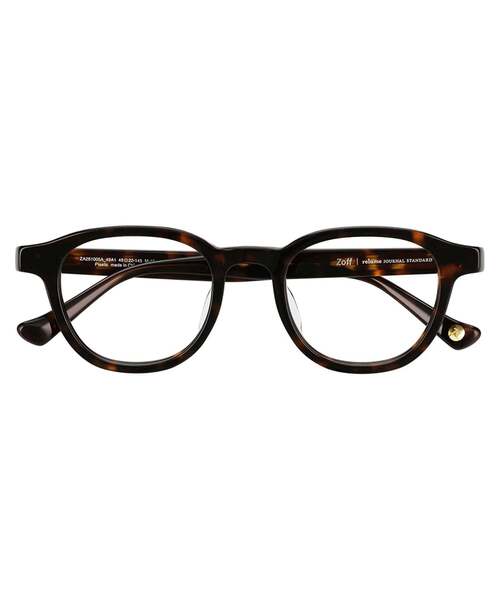 JOURNAL STANDARD relume(ジャーナルスタンダード レリューム)の「Zoff|JOURNAL STANDARD relume ジャーナルスタンダードレリューム ウェリントン型 メガネ|軽量 太縁 黒縁フレーム 眼鏡 検眼調整 伊達メガネ 度付きレンズ交換 度あり 度なし メンズ レディース ユニセックス(メガネ・メンズ・ブラウン系その他2/ライトグリーン/ブラック系その他2/ブラック・FREE)」の3枚目の写真