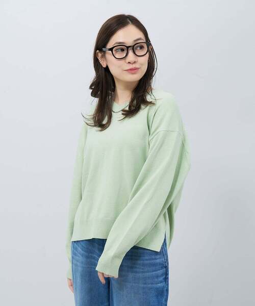 JOURNAL STANDARD relume（ジャーナルスタンダード　レリューム）の「Zoff｜JOURNAL STANDARD relume ジャーナルスタンダードレリューム  ウェリントン型 メガネ｜軽量 太縁 黒縁フレーム 眼鏡 検眼調整 伊達メガネ 度付きレンズ交換 度あり 度なし メンズ レディース ユニセックス（メガネ・メンズ・ブラウン系その他2/ライトグリーン/ブラック系その他2/ブラック・FREE）」の13枚目の写真