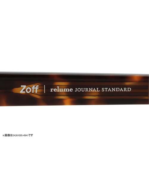 JOURNAL STANDARD relume（ジャーナルスタンダード　レリューム）の「Zoff｜JOURNAL STANDARD relume ジャーナルスタンダードレリューム  ウェリントン型 メガネ｜軽量 太縁 黒縁フレーム 眼鏡 検眼調整 伊達メガネ 度付きレンズ交換 度あり 度なし メンズ レディース ユニセックス（メガネ・メンズ・ブラウン系その他2/ライトグリーン/ブラック系その他2/ブラック・FREE）」の21枚目の写真