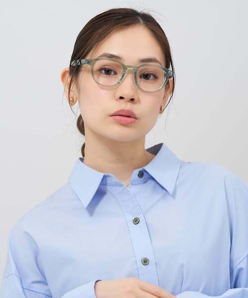 JOURNAL STANDARD relume(ジャーナルスタンダード レリューム)の「Zoff|JOURNAL STANDARD relume ジャーナルスタンダードレリューム ウェリントン型 メガネ|軽量 太縁 黒縁フレーム 眼鏡 検眼調整 伊達メガネ 度付きレンズ交換 度あり 度なし メンズ レディース ユニセックス(メガネ・メンズ・ブラウン系その他2/ライトグリーン/ブラック系その他2/ブラック・FREE)」の17枚目の写真
