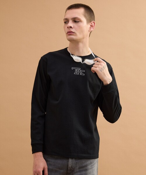 40ｃｔ＆525（フォーティーカラッツアンドゴーニーゴ）の「TK刺繍長袖丸胴Tシャツ（Tシャツ/カットソー・メンズ・ブラック/ホワイト・03/02）」の15枚目の写真