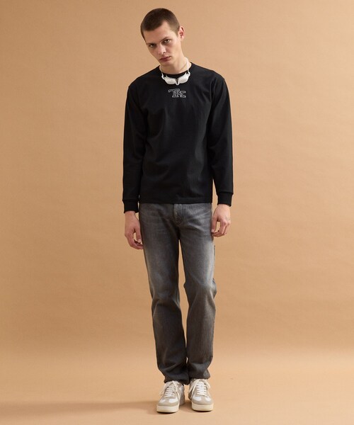 40ｃｔ＆525（フォーティーカラッツアンドゴーニーゴ）の「TK刺繍長袖丸胴Tシャツ（Tシャツ/カットソー・メンズ・ブラック/ホワイト・03/02）」の17枚目の写真