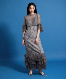 エンブロイダリーフリルセットドレス / embroidery frill set dress