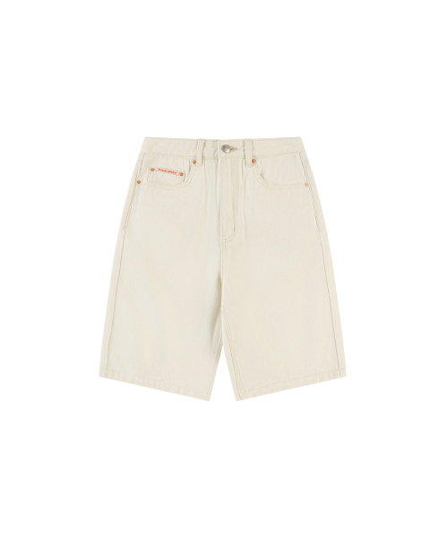 VANONE ATELIER(バノンアトリエ)の「P3281 ウォッシュドバミューダパンツ_Cream(その他パンツ・レディース・Cream・SMALL/MEDIUM)」の2枚目の写真