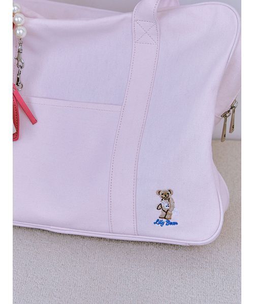 LILY BROWN（リリーブラウン）の「【USAGI ONLINE/ZOZOTOWN限定】Lily Bearトラベルボストンバッグ（ボストンバッグ・レディース・ライトブルー/ネイビー/ブラウン/レッド/アイボリー・F）」の17枚目の写真