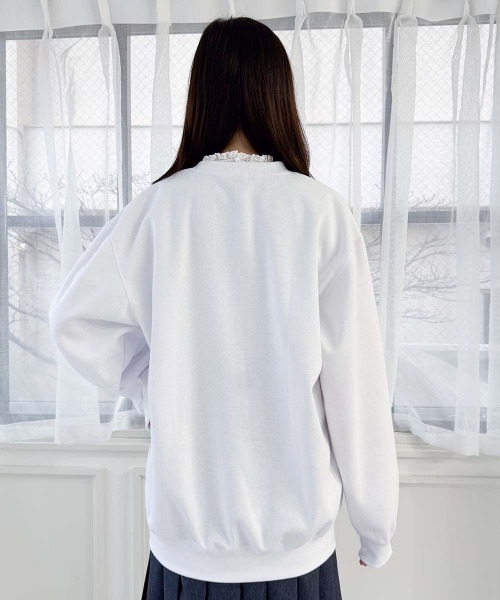 F i.n.t（フィント）の「シュナウザーのリオ君プリントスウェット（スウェット・レディース・レッド/ミント・FREE）」の7枚目の写真