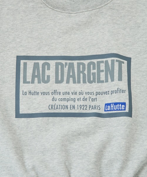 LA MARINE FRANCAISE(マリン フランセーズ)の「【LA HUTTE】ショート丈スウェット(Tシャツ/カットソー・レディース・グレー/オフホワイト/ネイビー・FREE)」の7枚目の写真