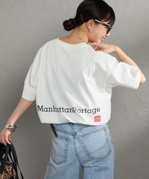 Manhattan Portage | [MANHATTAN PORTAGE/マンハッタンポーテージ] 別注 ポケット刺繍ロゴ バックプリントTシャツ(Tシャツ/カットソー)