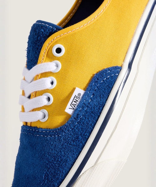 VANS(バンズ)の「VANS PREMIUM オーセンティック / LX Authentic 44 SUEDE/CANVAS T VN000EBNICN1(スニーカー・メンズ・イエロー× ブルー・4.5/5/5.5/6/6.5/7/7.5/8/8.5/9/9.5/10/10.5/11/11.5/12)」の6枚目の写真
