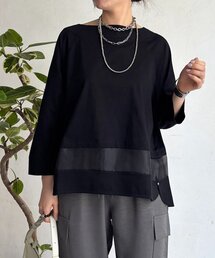 un dix cors | シアーラインシルケットプルオーバー(Tシャツ/カットソー)