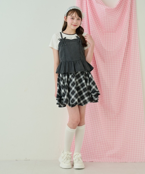 mezzo piano Junior（メゾピアノジュニア）の「レース＆リボンカチューシャ（その他ヘアアクセサリー・キッズ・オフホワイト・F）」の4枚目の写真