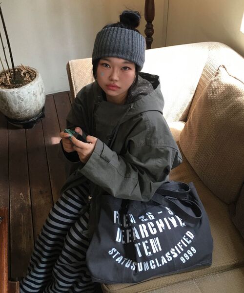 DEARMYDEER（ディアマイディア）の「ヴィンテージインデックスショルダーバッグ（チャコール）（ショルダーバッグ・レディース・その他・FREE）」の11枚目の写真