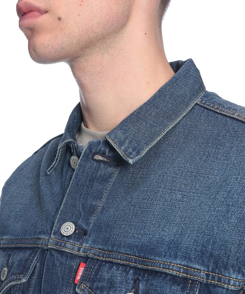 EDWIN(エドウィン)の「EDWIN (エドウィン) デニムジャケット ET1136-136 MidBlue 中色ブルー Gジャン デニム ジャケット アウター(デニムジャケット・メンズ・ブルー・LL/L/M)」の8枚目の写真
