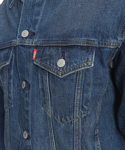 EDWIN(エドウィン)の「EDWIN (エドウィン) デニムジャケット ET1136-136 MidBlue 中色ブルー Gジャン デニム ジャケット アウター(デニムジャケット・メンズ・ブルー・LL/L/M)」の9枚目の写真