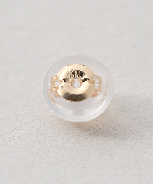 Lilas(リラ)の「ブラックダイヤローズカットピアス K10(両耳)(ピアス(両耳用)・レディース・ゴールド・FREE)」の13枚目の写真