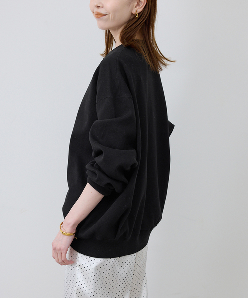 SLOBE IENA(スローブイエナ)の「《WEB限定/追加》ダブルZIPクルーネックカーディガン(カーディガン/ボレロ・レディース・ブラック/グリーン・FREE)」の8枚目の写真