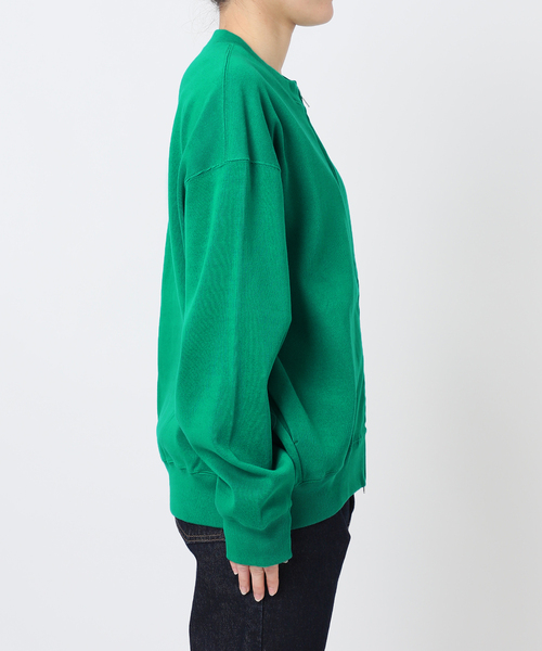 SLOBE IENA(スローブイエナ)の「《WEB限定/追加》ダブルZIPクルーネックカーディガン(カーディガン/ボレロ・レディース・ブラック/グリーン・FREE)」の20枚目の写真