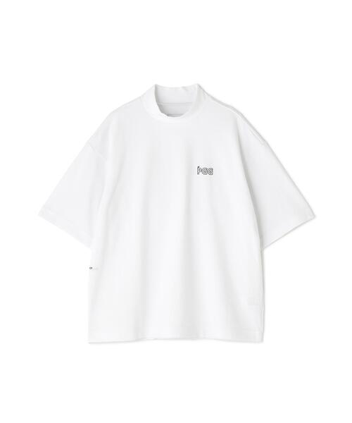 PEARLY GATES（パーリーゲイツ）の「【PGG】【直営店舗&公式オンライン限定】パルパーエコＷメッシュ半袖モックネックカットソー (LADIES)（Tシャツ/カットソー・レディース・ホワイト/ネイビー・MEDIUM/SMALL）」の2枚目の写真