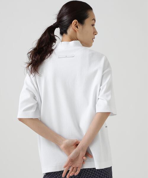 PEARLY GATES(パーリーゲイツ)の「【PGG】【直営店舗&公式オンライン限定】パルパーエコWメッシュ半袖モックネックカットソー (LADIES)(Tシャツ/カットソー・レディース・ホワイト/ネイビー・MEDIUM/SMALL)」の18枚目の写真