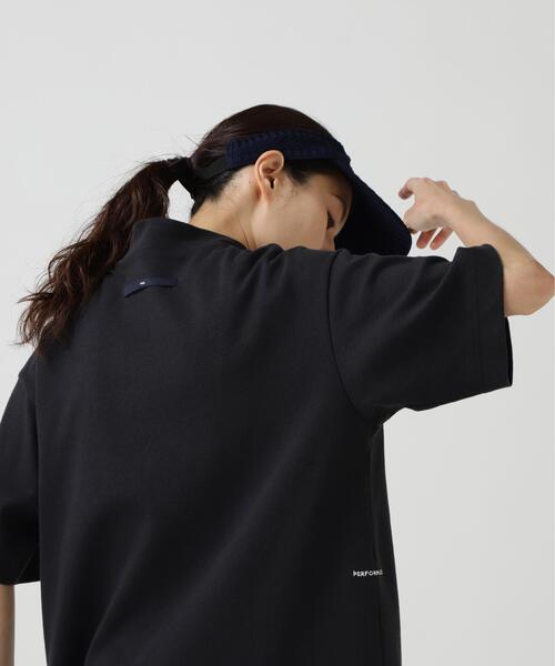 PEARLY GATES(パーリーゲイツ)の「【PGG】【直営店舗&公式オンライン限定】パルパーエコWメッシュ半袖モックネックカットソー (LADIES)(Tシャツ/カットソー・レディース・ホワイト/ネイビー・MEDIUM/SMALL)」の5枚目の写真