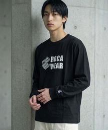 ROCAWEAR（ロカウェア）の「ROCAWEAR/ロカウェア　SHADOW LOGO PRINT L/T(CN)（Tシャツ/カットソー）」