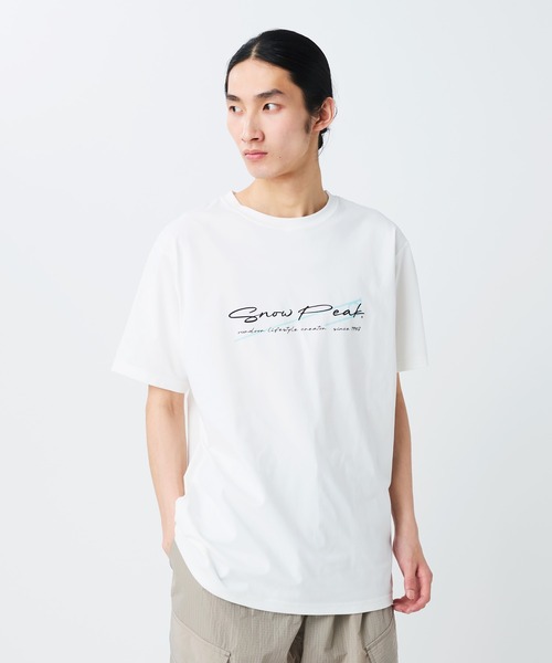 Snow Peak / SP Typography Dry T‑Shirt — дышащая футболка